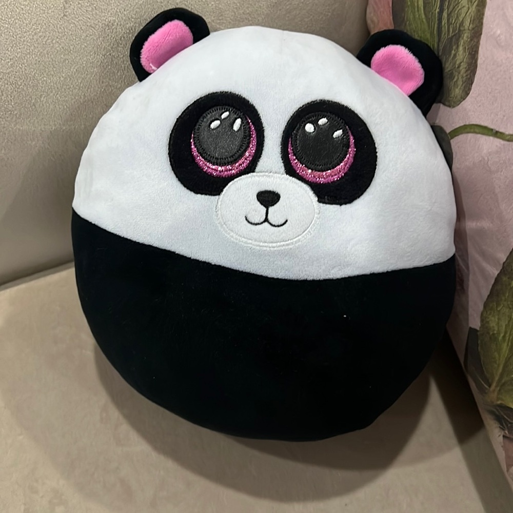 Ty Squishee Panda "bamboo"